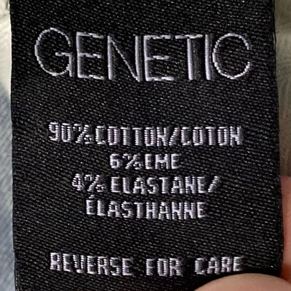 Genetic Los Angeles Vintage Jagger Flare Jeans 32x34 Stretch Lace-Up NWT - Picture 12 of 15